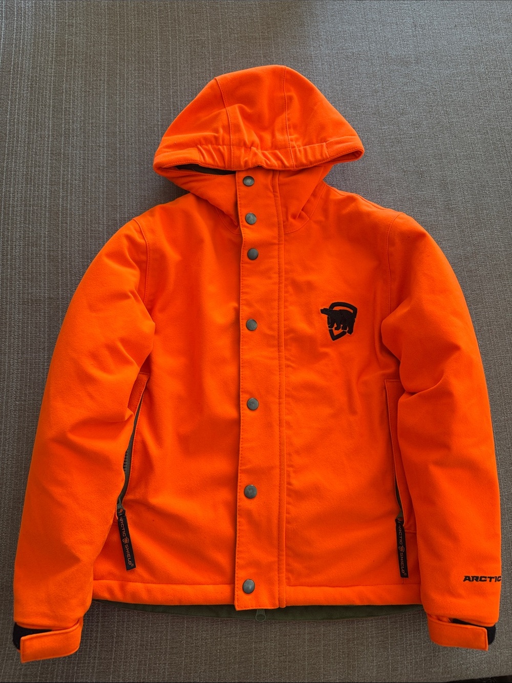 Kids Blaze Orange Hooded Jacket